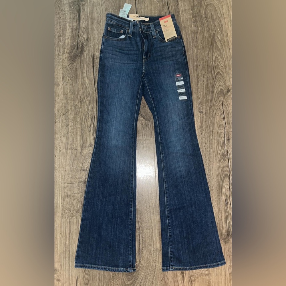 Levi's Dark Blue Flare Jeans